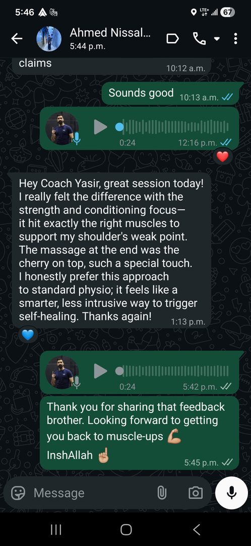 Ahmed Nissal testimonial
